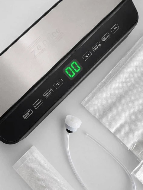 Сенсорна панель Zepline ZP-00359 з LED-дисплеєм, шланг і вакуумні пакети